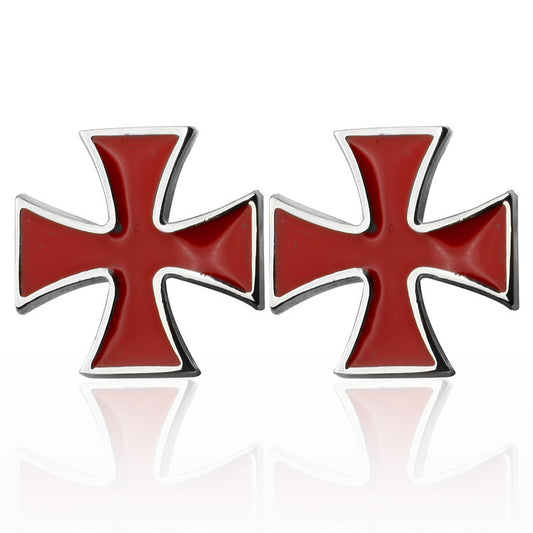 Gemelos para Camisa Francesa Hombre Cruz Roja