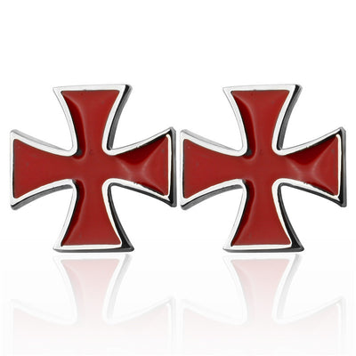 Gemelos para Camisa Francesa Hombre Cruz Roja