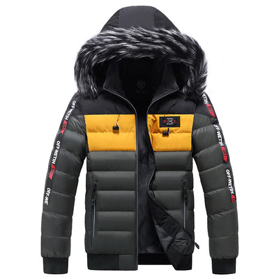 Chaqueta Impermeable para Hombre con Capucha Acolchada - Invierno - Image 13