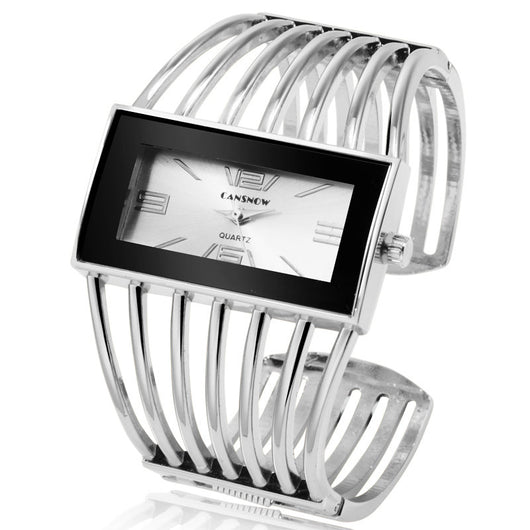 Reloj de Pulsera Lujo Mujer Oro Rosa - Pulsera Brazalete Elegante - Image 7