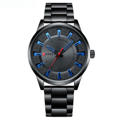 Reloj de Negocios para Hombre con Correa de Acero Inoxidable Resistente al Agua - Image 3