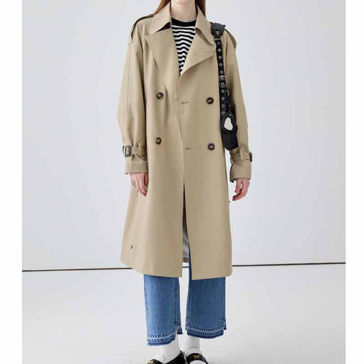 Abrigo Clásico Británico Midi - Elegancia Atemporal para Primavera y Otoño - Image 8