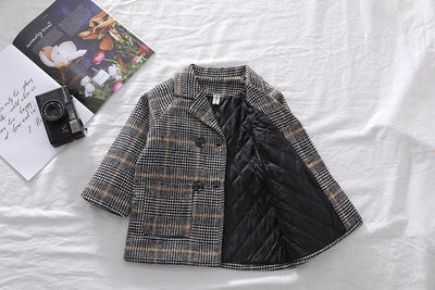 Abrigo Cuadrille Sólido para Niño Otoño Invierno - Image 24