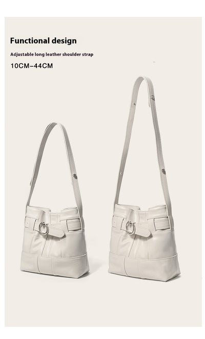 Bolso Bucket de Cuero Genuino con Costura Artesanal - Image 8