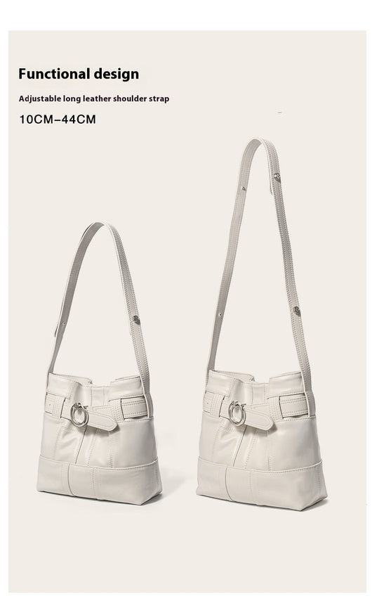 Bolso Bucket de Cuero Genuino con Costura Artesanal - Image 8