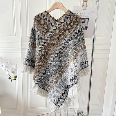 Pañuelo Étnico Térmico Irregular para Cabeza - Bufanda Versátil para Mujer - Image 9