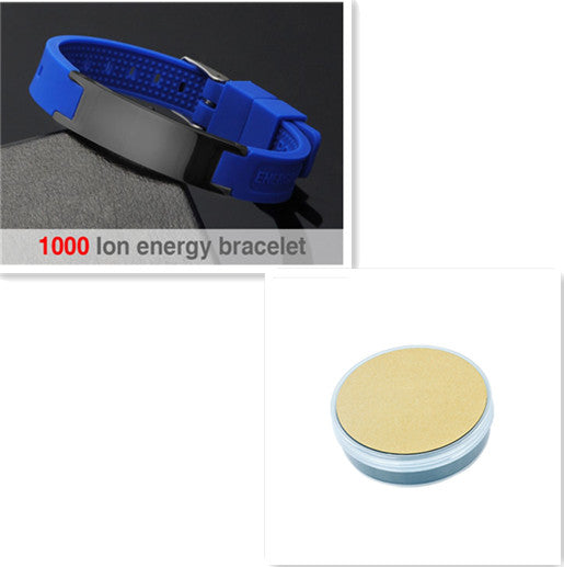 Pulsera Deportiva 4 en 1 con Elementos Bio y Silicio - Banda de Energía Equilibrio en Acero Inoxidable - Image 27