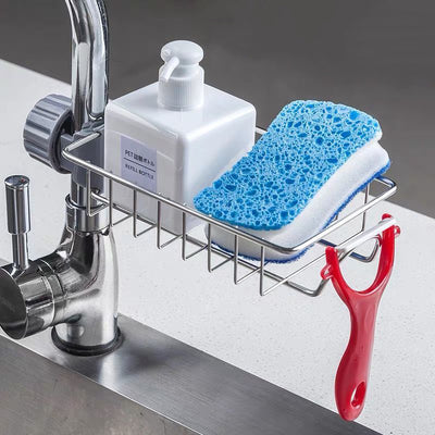 Organizador de Fregadero con Soporte para Esponja, Jabón y Accesorios de Cocina