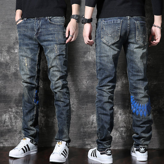 Pantalones Vaqueros Acolchados Retro Americano Premium - Image 3