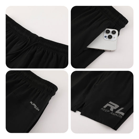 Pantalón de Entrenamiento Deportivo Reflectante Secado Rápido para Hombre - Image 3
