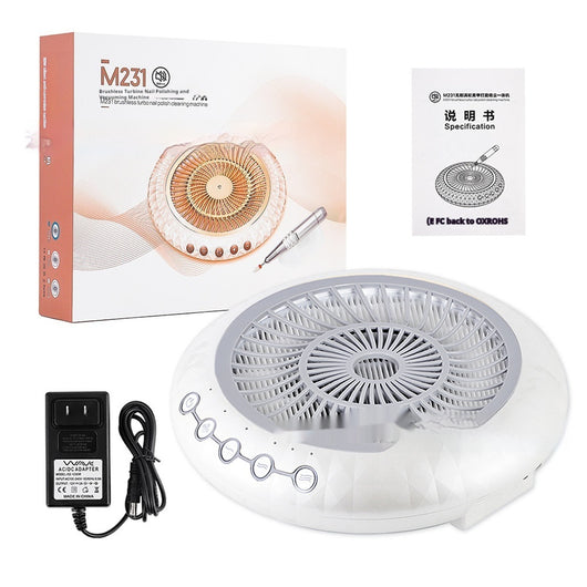 Extractor de Polvo de Uñas Turbofan Silencioso