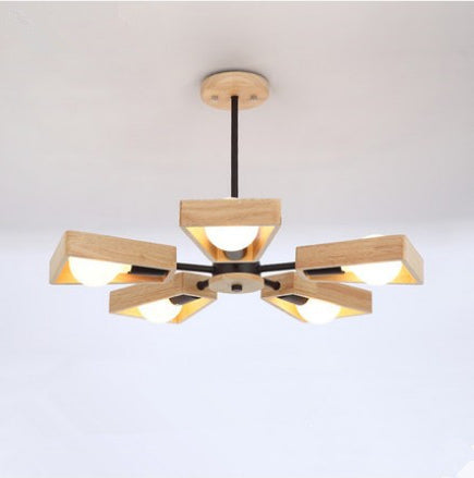 Lámpara Colgante de Madera para Dormitorio - Image 8