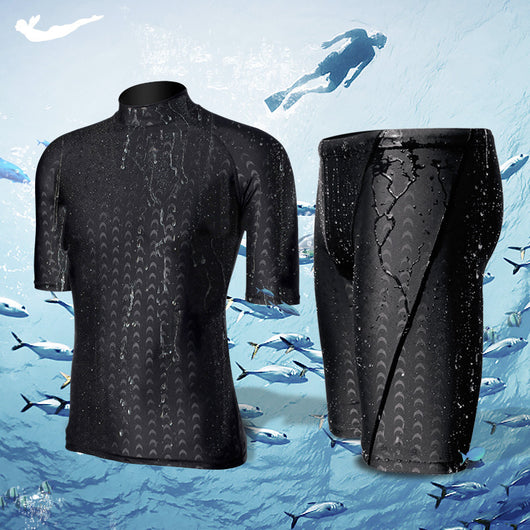 Traje de Baño Deportivo Hombre - Top Corto Secado Rápido para Snorkel - Image 7