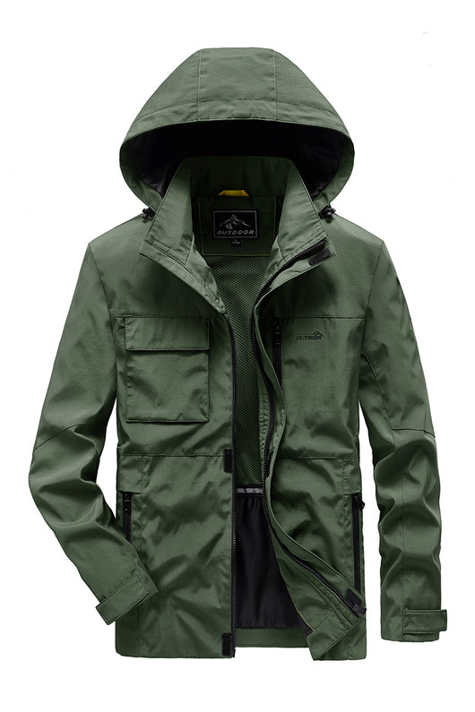 Chaqueta Cortavientos Suelta con Múltiples Bolsillos para Primavera y Otoño - Image 11