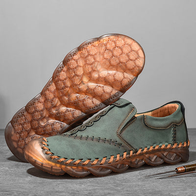 Zapatos Casuales de Cuero Artesanal Transpirable para Hombre - Image 3