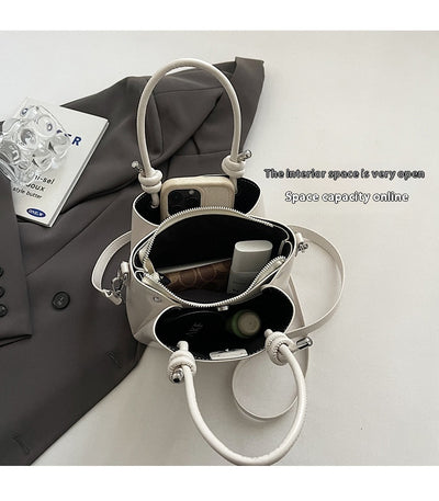 Bolso Bandolera de Moda para Mujer - Bolsa Bucket Portátil - Image 25