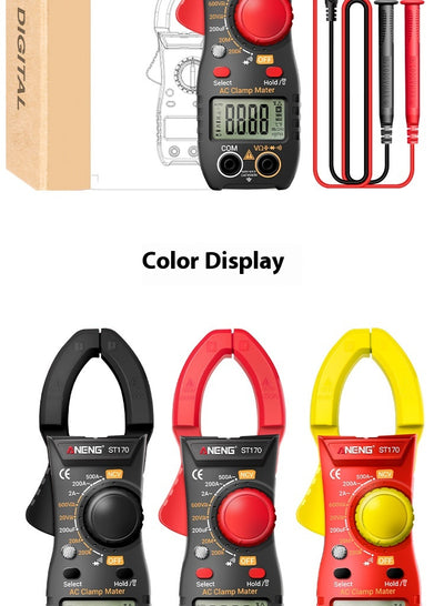 Multímetro Pinza Digital 500A - Medidor de Voltaje AC/DC Profesional - Image 12