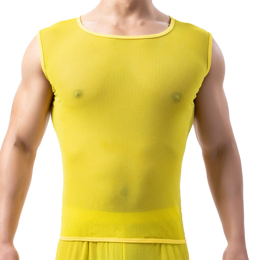 Chaleco Transparente de Malla Ice Silk para Hombre - Image 10