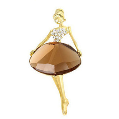Broche Bailarina de Cristal - Accesorio Retro Elegante - Image 10