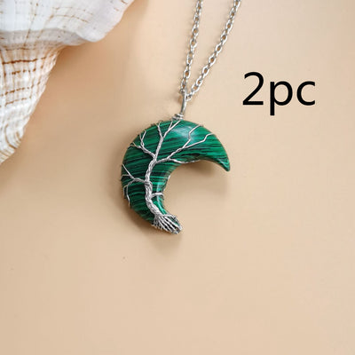 Collar Árbol de la Vida en Amatista Natural Hecho a Mano - Colgante de Fortuna - Image 15