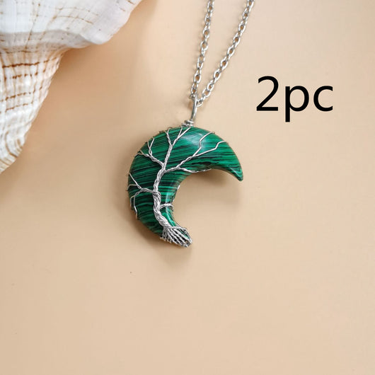 Collar Árbol de la Vida en Amatista Natural Hecho a Mano - Colgante de Fortuna - Image 15