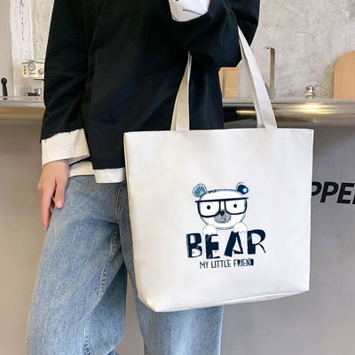 Bolsa de Lona para Mujer - Bolso Tote Escolar Versátil - Image 40