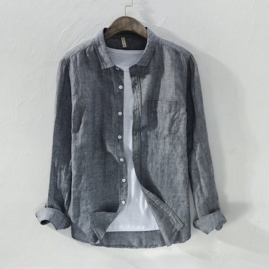 Camisa de Lino para Hombre - Estilo Ejecutivo