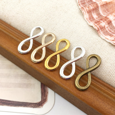 20 Anillas Conectoras para Aretes y Pulseras Artesanales DIY