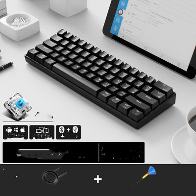 Teclado Mecánico Inalámbrico Dual Mode Bluetooth y Cable con Estuche - Image 13