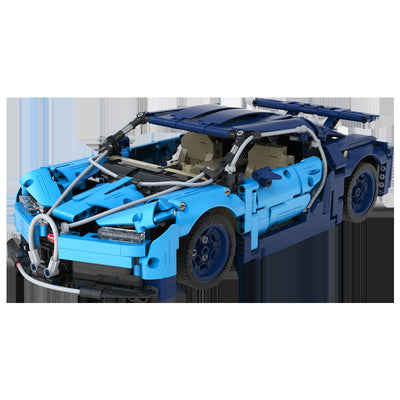 Modelo de Construcción Auto Deportivo Azul Phantom - Image 3