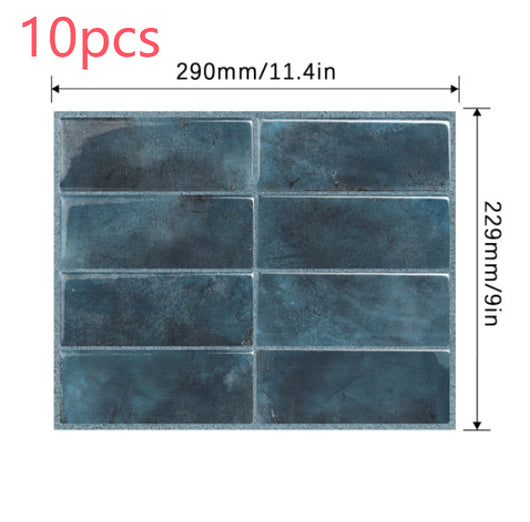 Adhesivo de Pared 3D Estéreo Resistente al Agua y Calor - Papel Tapiz Autoadhesivo para Cocina y Baño - Image 36