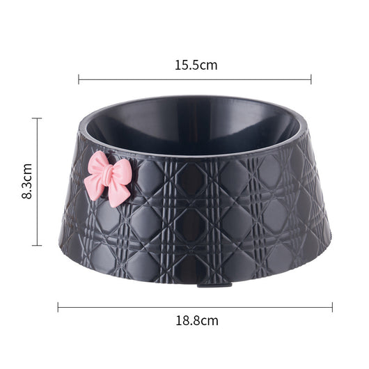 Comederos para Mascotas con Diseño de Moño - Platos Elegantes para Perros y Gatos - Image 7