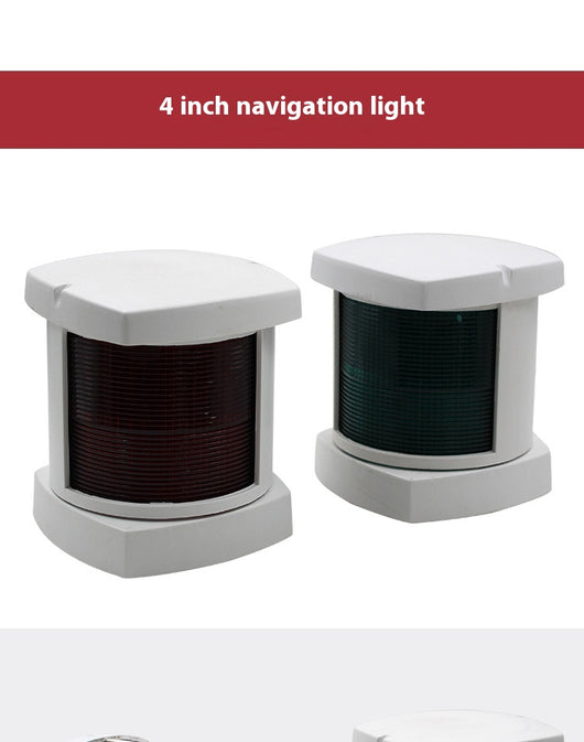 Luces de Navegación Marina 12V 24V - Señales Laterales Izquierda y Derecha con Foco - Image 12