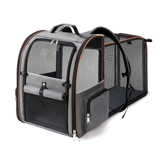 Bolsa Transportadora Extensible para Perros Pequeños con Ventilación