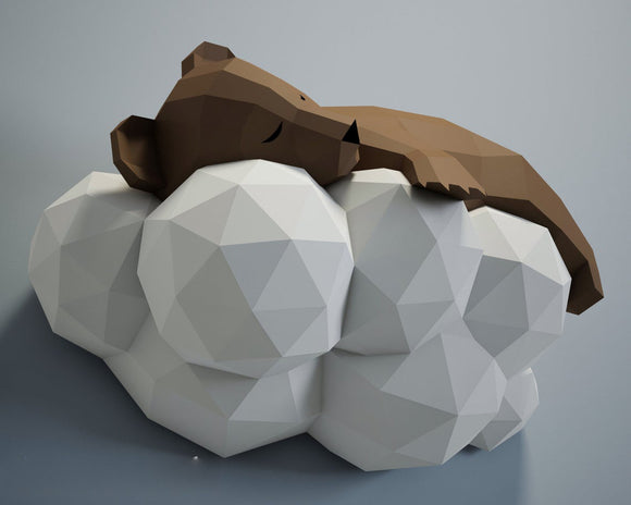 Modelo 3D de Origami Geométrico