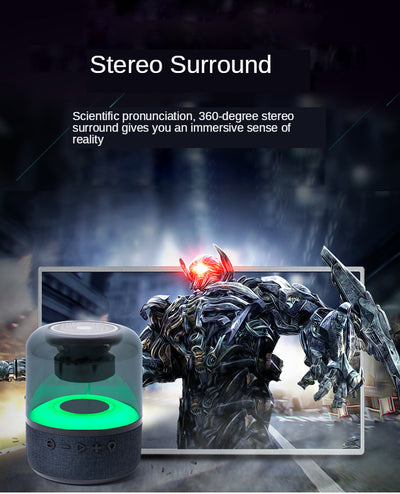 Parlante Inalámbrico Bluetooth con Luces LED Multicolor - Image 8