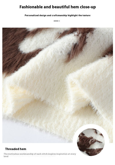 Suéter Holgado Cuello Redondo para Hombre - Tejido Cálido Otoño Invierno - Image 15