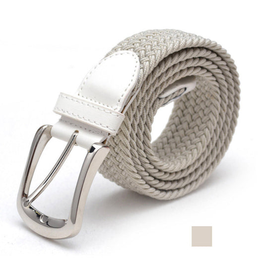 Cinturón Elástico Trenzado Unisex - Correa Extensible de Lona - Image 5