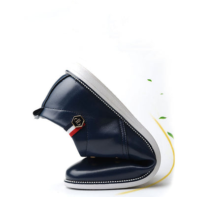 Zapatos de Cuero Transpirable para Hombre con Suela Suave y Refuerzo de Tendón - Image 15