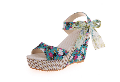 Sandalias Cuña Sexy con Red Abierta - Calzado de Moda Primavera Verano 2021 - Image 10
