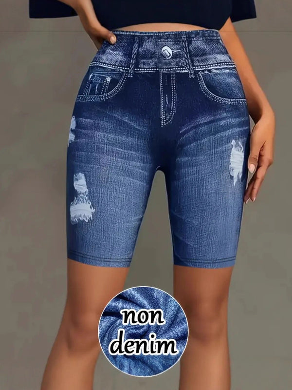 Capris Estampados Digitales con Efecto Levantador y Secado Rápido - Image 6