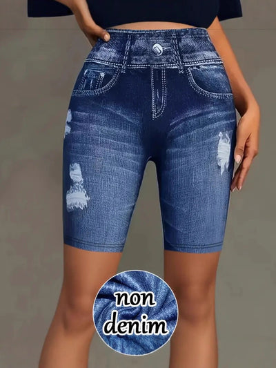 Capris Estampados Digitales con Efecto Levantador y Secado Rápido - Image 6
