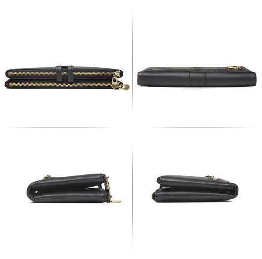 Cartera Larga de Cuero para Hombre con Múltiples Compartimentos Estilo Business - Image 9