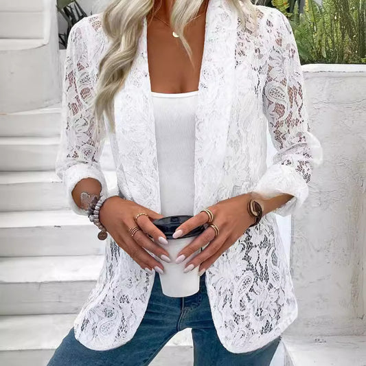 Chaqueta de Encaje Elegante