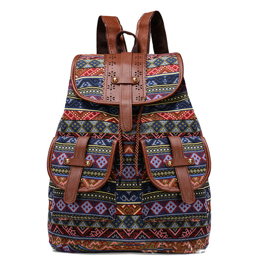 Mochila Étnica para Mujer - Diseño Bohemio y Funcional