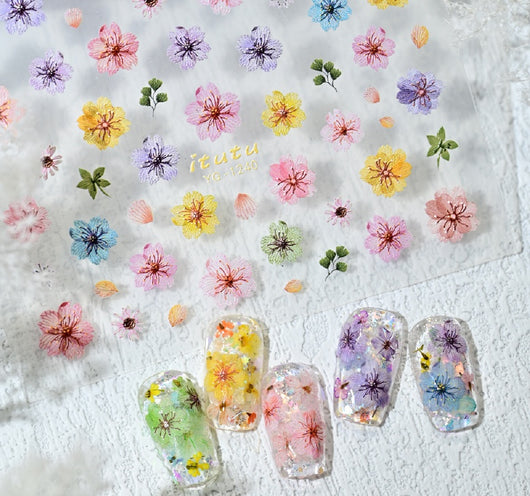 Adhesivos de Uñas 5D con Relieve Estéreo - Ornamentos Decorativos - Image 30
