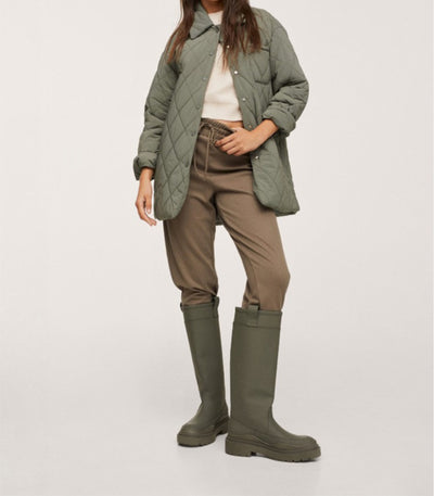 Abrigo Reversible Cálido para Invierno con Bolsillos y Solapa - Image 4