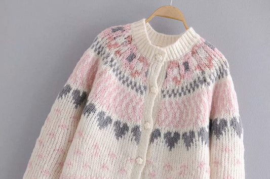 Cardigan Floral Otoño Invierno para Mujer - Diseño Romántico - Image 2