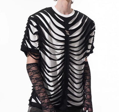 Playera de Hueso Calado con Diseño Exclusivo - Image 6