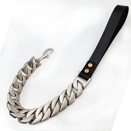 Cadena de Tracción Acero Inoxidable 32 con Mango Negro Arenado - Image 9